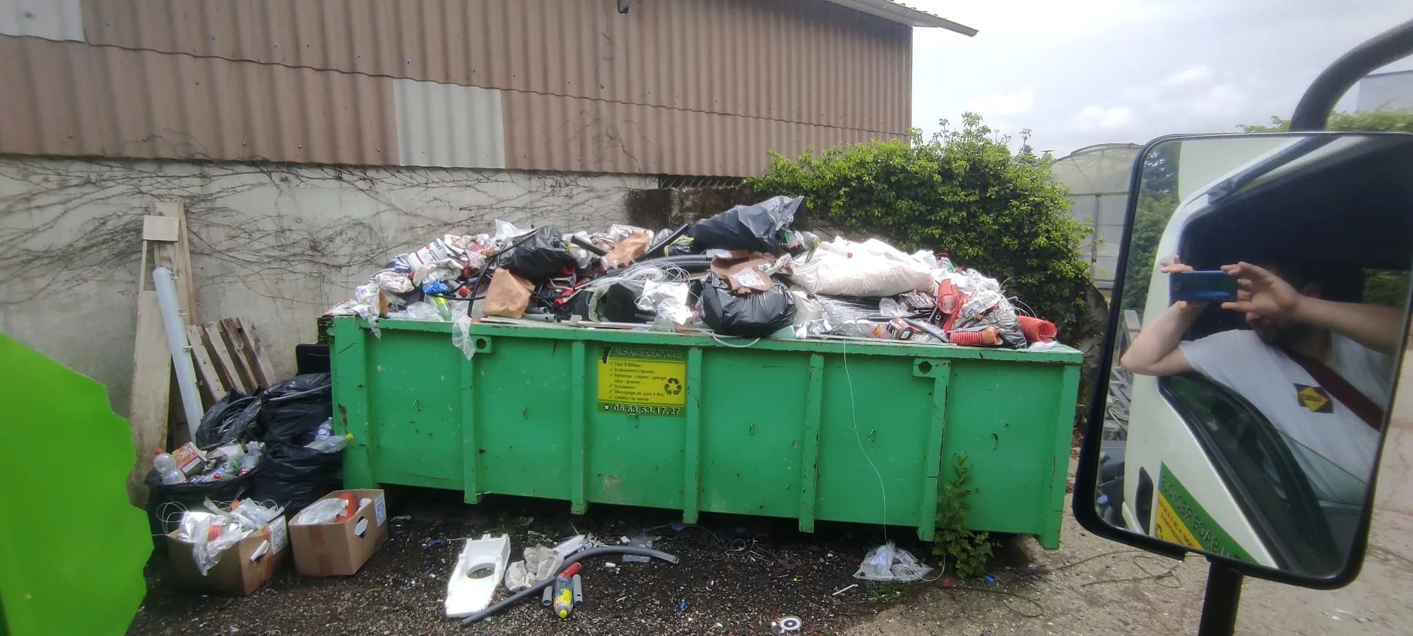 Alsace Recycle location de bennes déchets Alsace